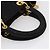 Christian Dior Borsa Lady Dior Canage in nylon nero e oro Auth 152936 D'oro - vista 7