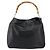 Borsa a mano in pelle Gucci Bamboo oro nero 001 2123 1577 Auth gh1288 D'oro - vista 13