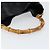 Borsa a mano in pelle Gucci Bamboo oro nero 001 2123 1577 Auth gh1288 D'oro - vista 7
