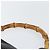 Borsa a mano in pelle Gucci Bamboo oro nero 001 2123 1577 Auth gh1288 D'oro - vista 8