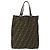 FENDI Zucca Canvas Handtasche Schwarz Braun Silber Authentisch 152992 - Ansicht 2