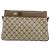 Borsa a Spalla Gucci GG Supreme Web Sherry Line PVC Beige 904 02 035 Auth 153952 - vista 13