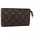 LOUIS VUITTON Monogram Bucket PM Accessory Pouch LV Auth ar13850