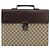 Bolsa de Mão GUCCI GG Supreme PVC Bege Prata 34044 Auth ep12061 - vista 13