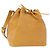 Noe LOUIS VUITTON Borsa a Spalla Petit Noé Epi Gialla M44109 LV Auth BA8332 Giallo