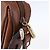 Autre Marque Borsa a Spalla Burberrys in Pelle Marrone Oro Auth ka247 D'oro - vista 10