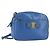 Borsa a Spalla Vala Chain in Pelle Blu Oro Salvatore Ferragamo Auth ka240 D'oro