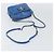 Borsa a Spalla Vala Chain in Pelle Blu Oro Salvatore Ferragamo Auth ka240 D'oro - vista 7