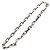 Collana a catena LOUIS VUITTON Metallo Argento M00307 LV Auth am9411M