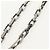 Collana a catena LOUIS VUITTON Metallo Argento M00307 LV Auth am9411M - vista 3