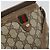 Gucci Borsa GG Supreme Web Sherry Line in PVC beige e oro 904 02 070 Auth ep11689 D'oro - vista 14