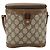 Gucci Borsa GG Supreme Web Sherry Line in PVC beige e oro 904 02 070 Auth ep11689 D'oro - vista 2