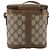 Gucci Borsa GG Supreme Web Sherry Line in PVC beige e oro 904 02 070 Auth ep11689 D'oro - vista 3