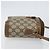 Gucci Borsa GG Supreme Web Sherry Line in PVC beige e oro 904 02 070 Auth ep11689 D'oro - vista 4