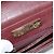 CARTIER Borsa a Spalla Must Line Pelle Bordeaux Oro Auth ki6148 D'oro Bordò - vista 15