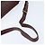 CARTIER Borsa a Spalla Must Line Pelle Bordeaux Oro Auth ki6148 D'oro Bordò - vista 7