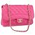 CHANEL Mini Matelassé Borsa a Spalla con Catena in Pelle di Agnello Rosa Oro CC Auth 150617 D'oro