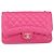CHANEL Mini Matelassé Borsa a Spalla con Catena in Pelle di Agnello Rosa Oro CC Auth 150617 D'oro - vista 13
