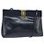 Borsa a Spalla Vala in Pelle Blu Navy e Oro di Salvatore Ferragamo Auth bs30511 D'oro