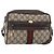 Borsa a Spalla Gucci GG Supreme Web Sherry Line PVC Beige Oro 010 378 Auth 150379 D'oro