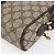 Borsa a Spalla Gucci GG Supreme Web Sherry Line PVC Beige Oro 010 378 Auth 150379 D'oro - vista 12