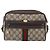 Borsa a Spalla Gucci GG Supreme Web Sherry Line PVC Beige Oro 010 378 Auth 150379 D'oro - vista 2