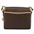 Céline Borsa a Spalla in Tela Macadam CELINE in Pelle PVC Marrone Oro Auth ka274 D'oro - vista 2