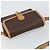 Céline Borsa a Spalla in Tela Macadam CELINE in Pelle PVC Marrone Oro Auth ka274 D'oro - vista 6