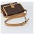 Céline Borsa a Spalla in Tela Macadam CELINE in Pelle PVC Marrone Oro Auth ka274 D'oro - vista 7