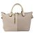 Chloé Borsa Chloe Bailey in pelle 2 vie grigia oro Auth BA7808 Marrone D'oro - vista 13