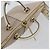 Chloé Borsa Chloe Bailey in pelle 2 vie grigia oro Auth BA7808 Marrone D'oro - vista 6