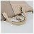 Chloé Borsa Chloe Bailey in pelle 2 vie grigia oro Auth BA7808 Marrone D'oro - vista 7