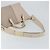 Chloé Borsa Chloe Bailey in pelle 2 vie grigia oro Auth BA7808 Marrone D'oro - vista 8