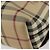 Borsa a Spalla Burberry Nova Check PVC Beige Oro Auth 153196 D'oro - vista 15