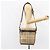Borsa a Spalla Burberry Nova Check PVC Beige Oro Auth 153196 D'oro - vista 22