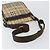 Borsa a Spalla Burberry Nova Check PVC Beige Oro Auth 153196 D'oro - vista 7