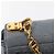 Christian Dior Borsa Dior Caro in pelle blu e oro con catena Canage Auth 151372SAM D'oro - vista 10