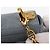 Christian Dior Borsa Dior Caro in pelle blu e oro con catena Canage Auth 151372SAM D'oro - vista 20