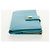 Christian Dior Langer Geldbeutel aus Leder Hellblau Gold Auth 154096V - Ansicht 4