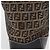 FENDI Zucchino Canvas Tote Bag Navy Silber Authentisch ka336 Marineblau - Ansicht 4
