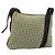 Christian Dior Trotter Canvas Schultertasche Grün Silber Authentisch ar13816