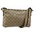 Borsa a Spalla GG Crystal Gucci Beige Oro 189749 Auth yk19824 D'oro