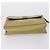 SAINT LAURENT Borsa Clutch in Pelle 2 Set Beige Nero Auth bs30862 - vista 13