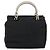 PRADA Borsa a mano con catena in nylon nero argento Auth ka207 - vista 3