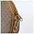 Gucci Sac à épaule Micro GG Supreme en PVC beige et or 007 104 0013 Auth BA8452 Doré - vue 14