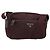 Borsa a Spalla PRADA Nylon Bordeaux Argento Auth 154535 Bordò