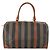 Pequin Borsa Boston in tela Pecan FENDI PVC nera marrone oro Auth 152730 Nero D'oro - vista 3