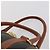 Pequin Borsa Boston in tela Pecan FENDI PVC nera marrone oro Auth 152730 Nero D'oro - vista 8