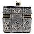 LOUIS VUITTON Borsa Micro Vanity Bijoux in Jacquard Laminato R95559 Auth 129778M D'oro Monogramma - vista 2