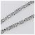LOUIS VUITTON Cinghia a Spalla in Catena Metal 23,6"" Argento LV Auth 150793 - vista 8